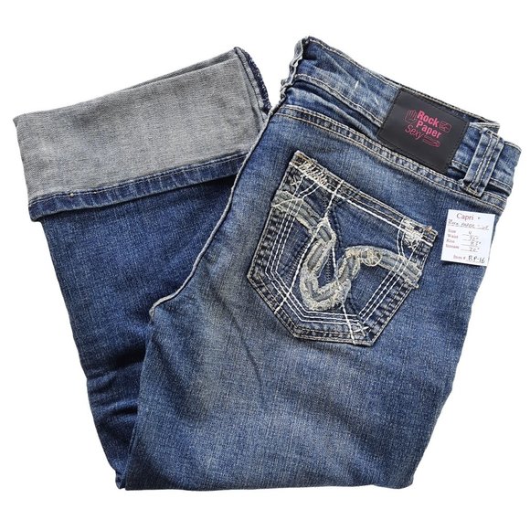 NWT Women's Denim Blue Jeans Size 11 - Picture 1 of 5